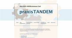 Desktop Screenshot of praxistandem.ch