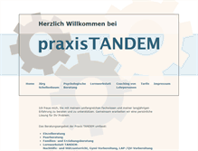 Tablet Screenshot of praxistandem.ch